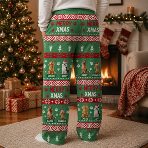 Merry XMAS Custom Dog Portrait Sweatpants - Personalized Sweatpants deb5df3b-5a0f-4597-a3ab-e1c1d1baf52e.jpg