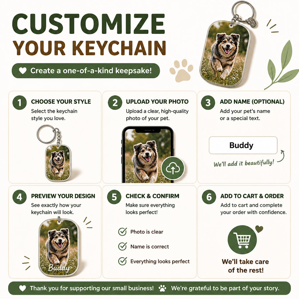 Pet Memorial Photo Keychain – You Left Paw Prints On My Heart - Personalized Acrylic Keychain ded07b7c-5497-4de6-ae69-08d5ca446005.jpg
