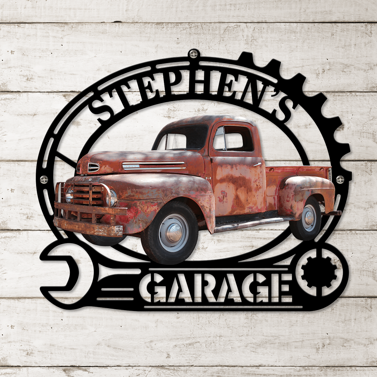 Custom Name Classic Car Garage Decor - Personalized Birthday Gifts For Men, Man Cave, Dad, Grandpa - Garage Life Forever ded2f498-5a4b-47e9-9789-c32f43a58d4f-1-9-.png