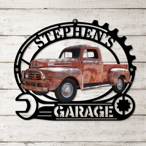 Custom Name Classic Car Garage Decor - Personalized Birthday Gifts For Men, Man Cave, Dad, Grandpa - Garage Life Forever ded2f498-5a4b-47e9-9789-c32f43a58d4f-1-9-.png