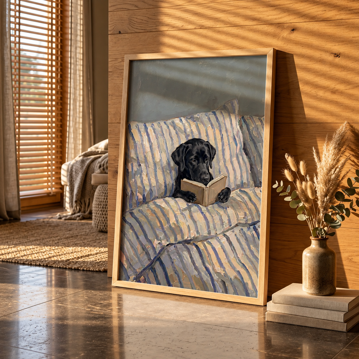 Custom Dog Reading in Bed Painting, Personalized Pet Portrait From Photo, Gift For Friends deea975d-1b96-477f-b89b-fbd871b821fa-Ch-ch-c-s-ch-trong-khung-g-5.png