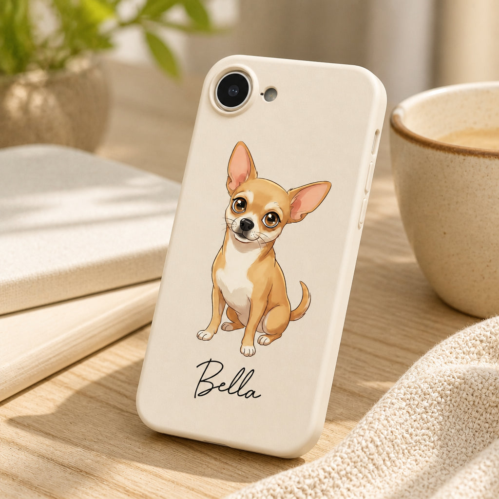 Custom Pet Portrait Phone Case – Cartoon Style with Name - Personalized Phonecase defaa6e6-9885-471c-b9d4-299ec14317e0.jpg