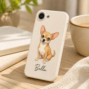 Custom Pet Portrait Phone Case – Cartoon Style with Name - Personalized Phonecase defaa6e6-9885-471c-b9d4-299ec14317e0.jpg