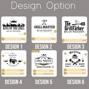 Personalized Grilling Gifts for Men - Custom Fathers Day Gifts for Dad - BBQ Cutting Board Perfact Grill Master Gifts for Him, Dad, Father in Law, Husband 2025