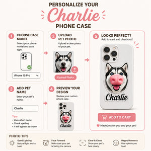 Custom 3D Pet Portrait Phone Case (Name Under Portrait) - Personalized Phonecase df20afb3-7e7b-401a-a409-eb6b477ec760.jpg
