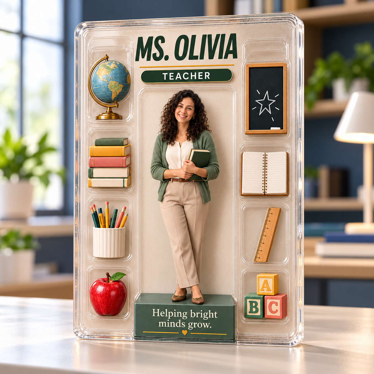 Personalized Teacher Gift, Custom Shape Acrylic Table Sign with Photo & Name, Teacher Appreciation Plaque, Classroom Desk Decor df2145f6-5beb-4374-8c92-c42239efda80-B-ng-acrylic-c-gi-o-tr-n-b-n-hi-n-i.png