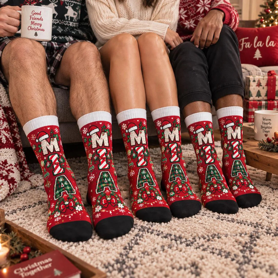 Personalized Name Christmas Socks, Custom Letter Holiday Socks df2660a9-0b88-4901-9e89-146cafbad7df-2.webp