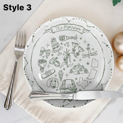 Personalized Wedding Platter – Custom Ceramic Plate for Couple, Anniversary Keepsake, New Home Gift, Romantic Home Decor dface928-7aaa-4f84-b1eb-3c0a2ea35170-fhfffhfgh-3-.jpg