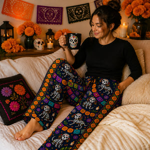 Day of the Dead Sugar-Skull Dogs Sweatpants - Sweatpants dfbbc5f3-1c07-4272-9cac-0622a9c09260.jpg