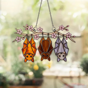 Hanging Bats and Peach Blossom Suncatcher, Stained Glass Style Window Decor dfe7afee-9500-459c-b5d4-ae5708510799-fgdgdfg-2-.webp