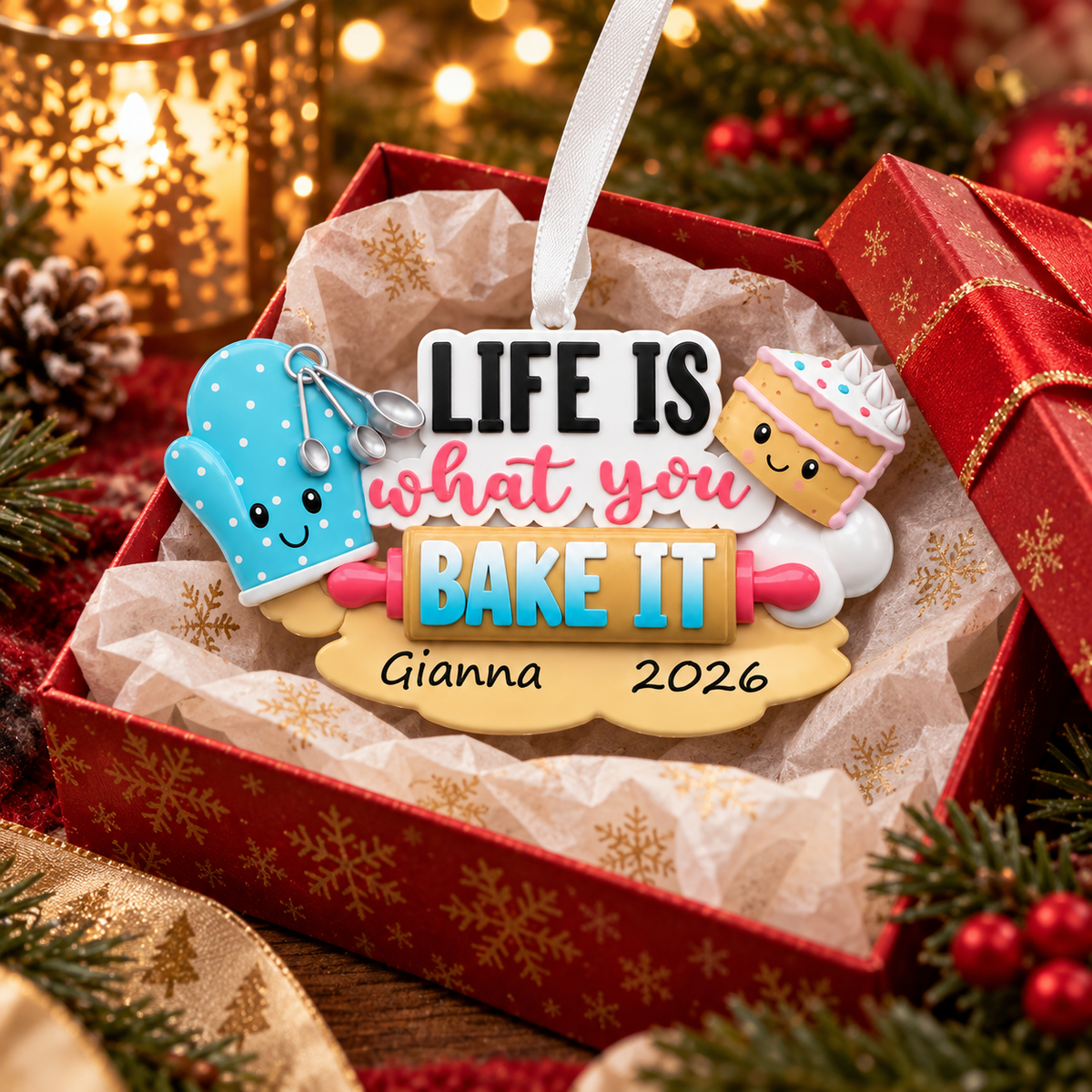 Personalized Baking Christmas Ornament For Bakers, Custom Name Pastry Chef Gift And Bakery Keepsake, Gift For Cooking Lover dfecf25e-4d0d-43e7-ad3b-502a1fc1f693-po2.png