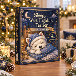 Sleepy West Highland Terrier Advent Calendar 2026 - 24-Day Festive Countdown, Acrylic Charms Blind Box - Gift For West Highland Terrier Lovers dff48b8f-654e-4e02-a0a6-3ae6778d2a67-west-highland-terrier-box.png