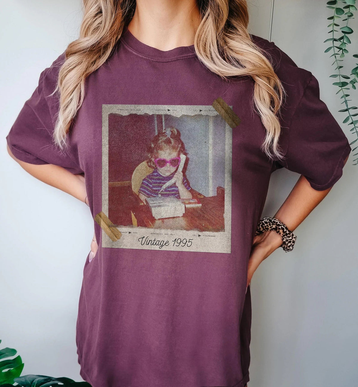 Custom Vintage Photo And Year, Custom Shirt With Picture Personalized 30th Birthday Gift Vintage 30th Birthday Party Vintage Est 1996 Shirt dfgfd.jpg