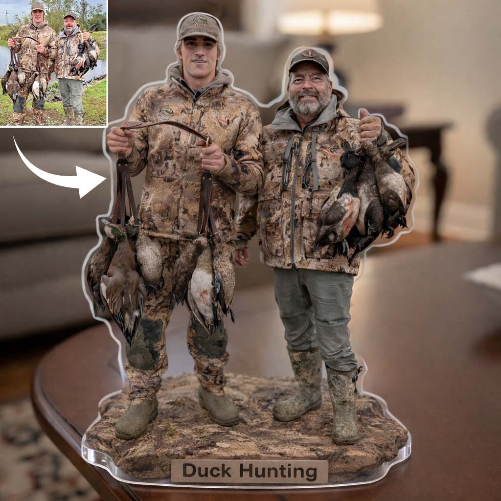 Custom From Any Photo - Personalized Hunting Custom Shaped Acrylic Plaque