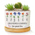 Personalized Grandma's Garden Outdoor Flower Pot With Grandkids Name and Birth Flower For Mother's Day