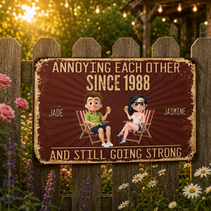 Everlasting Love - Personalized Custom Metal Sign