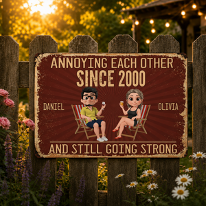 Everlasting Love - Personalized Custom Metal Sign