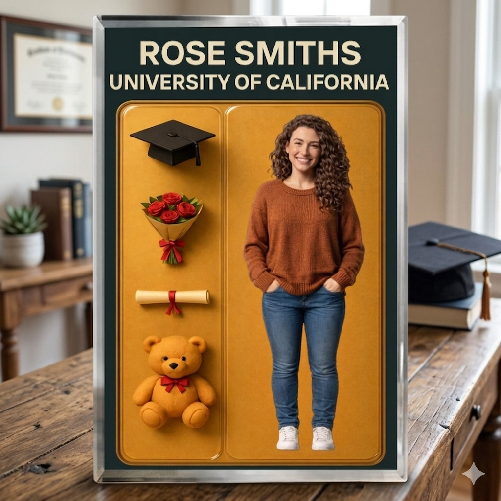 Class of 2026 Graduation Acrylic Block, Personalized Photo Grad Gift