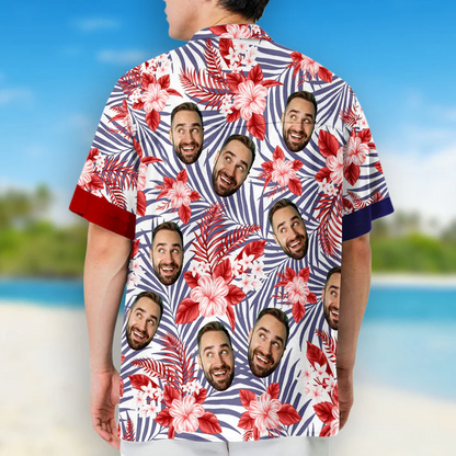 Floral Hawaiian Shirt - Personalized Custom Hawaiian Shirt