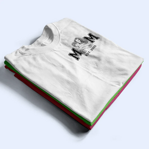 Custom Photo Pencil Sketch New Dad New Mom - Personalized T Shirt