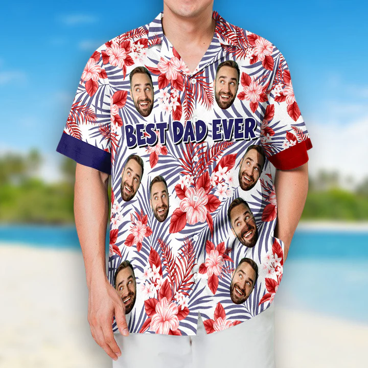 Floral Hawaiian Shirt - Personalized Custom Hawaiian Shirt