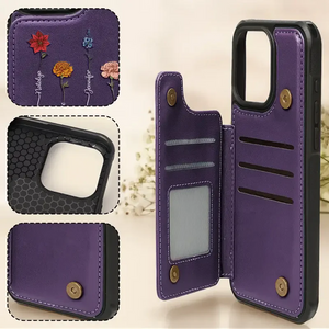It Takes A Long Time To Grow An Old Friend - Personalized Leather Flip Wallet Phone Case