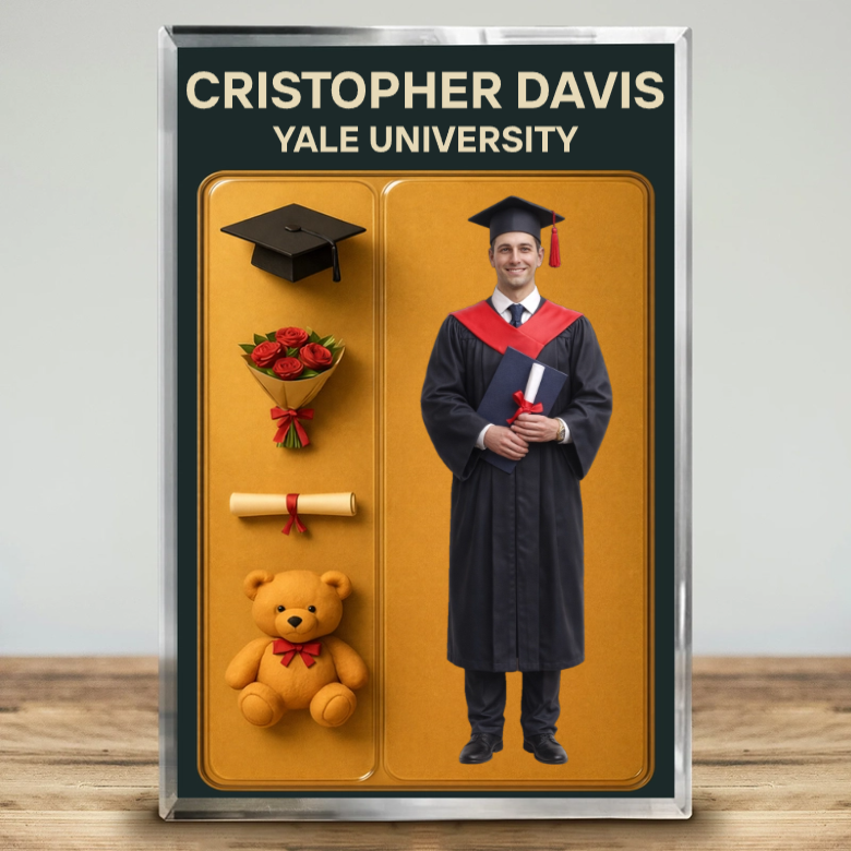 Class of 2026 Graduation Acrylic Block, Personalized Photo Grad Gift