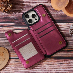 Together And Forever Yours - Personalized Leather Flip Wallet Phone Case