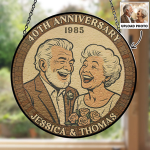 Many Years Forever - Personalized Custom Window Hanging Suncatcher