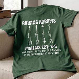 Raising Arrows - Personalized Shirt  For Christian Dad
