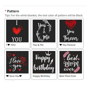 Custom Photo Blanket I Love You Girlfriend Boyfriend Gifts, Personalized Blankets Couples Gifts Christmas Blankets Women Gifts