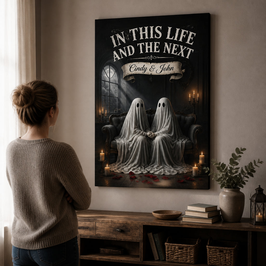 In This Life And The Next — Personalized Couple Ghost Canvas - Personalized Canvas e0050fed-e61f-4ec3-a23b-9da8d4544682.jpg