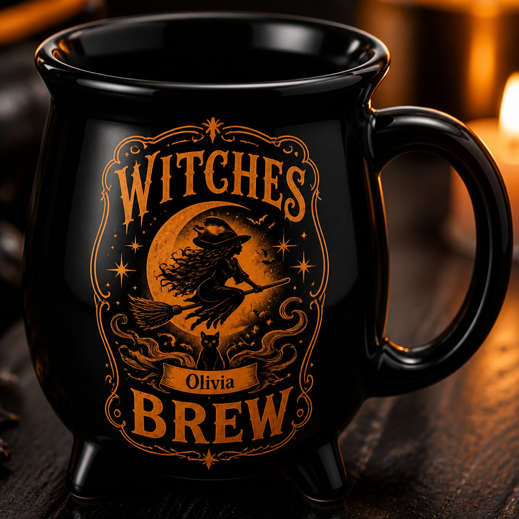 Witches Brew Cauldron Mug – Personalized Name - Personalized Halloween Black Ceramic Witch Mug e0077daa-5196-4228-aa7d-0c51a8492d1b.jpg