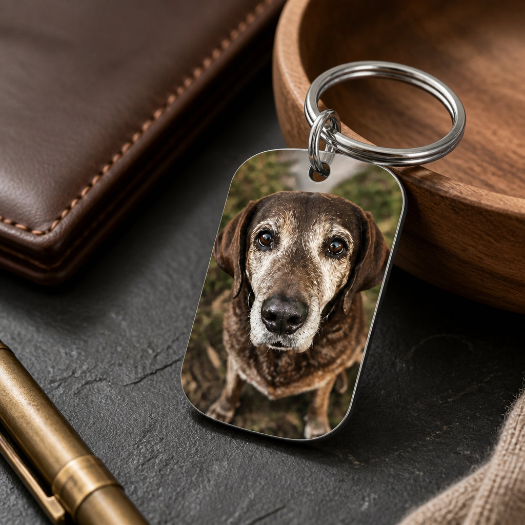 Pet Memorial Photo Keychain – Once By My Side, Forever In My Heart - Personalized Color Printed Stainless Steel Keychain e0097811-cd88-49ca-a84d-16f515783560.jpg