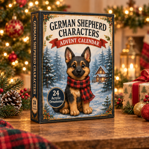 German Shepherd Advent Calendar 2026 - 24-Day Festive Countdown, Acrylic Charms Blind Box - Gift For Dog Lovers e00e4073-9d0f-491b-8730-9c451db5c895-german-shepherd-box.png