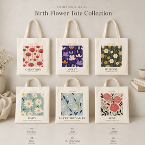 Personalized Birth Month Flower Tote Bags for Women, Cute Canvas Tote Bag, Custom Birthday Gift for Her, Bride Bridesmaid Tote e051862c-edab-4736-bf57-70b7822753bd-2df8dcd5-0517-42f3-9f3c-e1bac05e8a8f.png