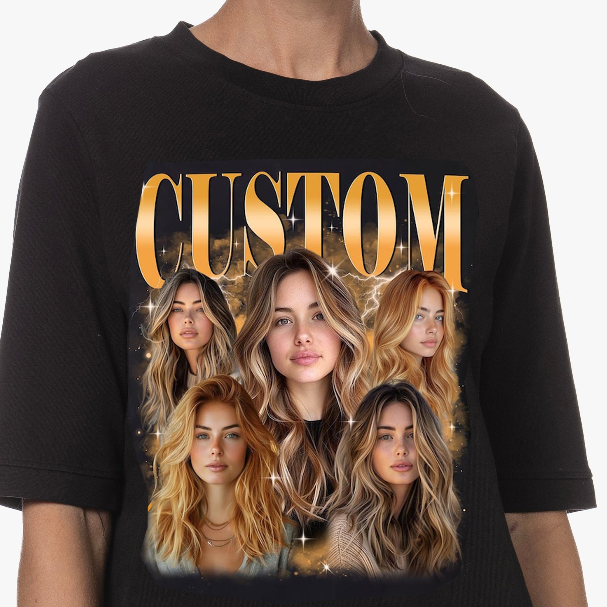Custom Girlfriend Bootleg Shirt, Custom Bootleg Graphic Tee, Custom Girlfriend Face Tee, Graduation Gift, Personalized Birthday Bootleg Gift