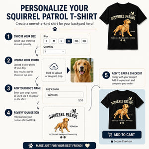 Squirrel Patrol – Custom Pet Photo Tee - Personalized T-shirt e06291d0-1b40-46ba-b8c0-3b397621f128.jpg