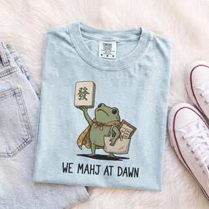 Comfort Colors We Mahj At Dawn Mahjong Shirt, Mahjong Tee, Gift For Mahjong Lover, Funny Game Night T-Shirt, Funny Mahjong Gift, e08cb666-8253-4757-9804-3af6cffd83c8-6.jpg