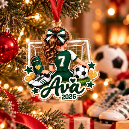 Personalized Soccer Girl Christmas Ornament, Custom Soccer Player Acrylic Ornament with Name & Jersey Number, Soccer Team Gifts for Girls e0a44790-966c-4f27-b4f5-e43286067185-5.jpg
