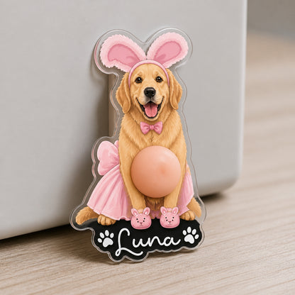 Custom Cartoon Pet Portrait Acrylic Fridge Magnet - Personalized Acrylic Refrigerator Magnet - Soft Rubber Belly e0a5581f-2f59-4a26-9d65-b92e4905151c.jpg