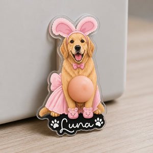 Custom Cartoon Pet Portrait Acrylic Fridge Magnet - Personalized Acrylic Refrigerator Magnet - Soft Rubber Belly e0a5581f-2f59-4a26-9d65-b92e4905151c.jpg