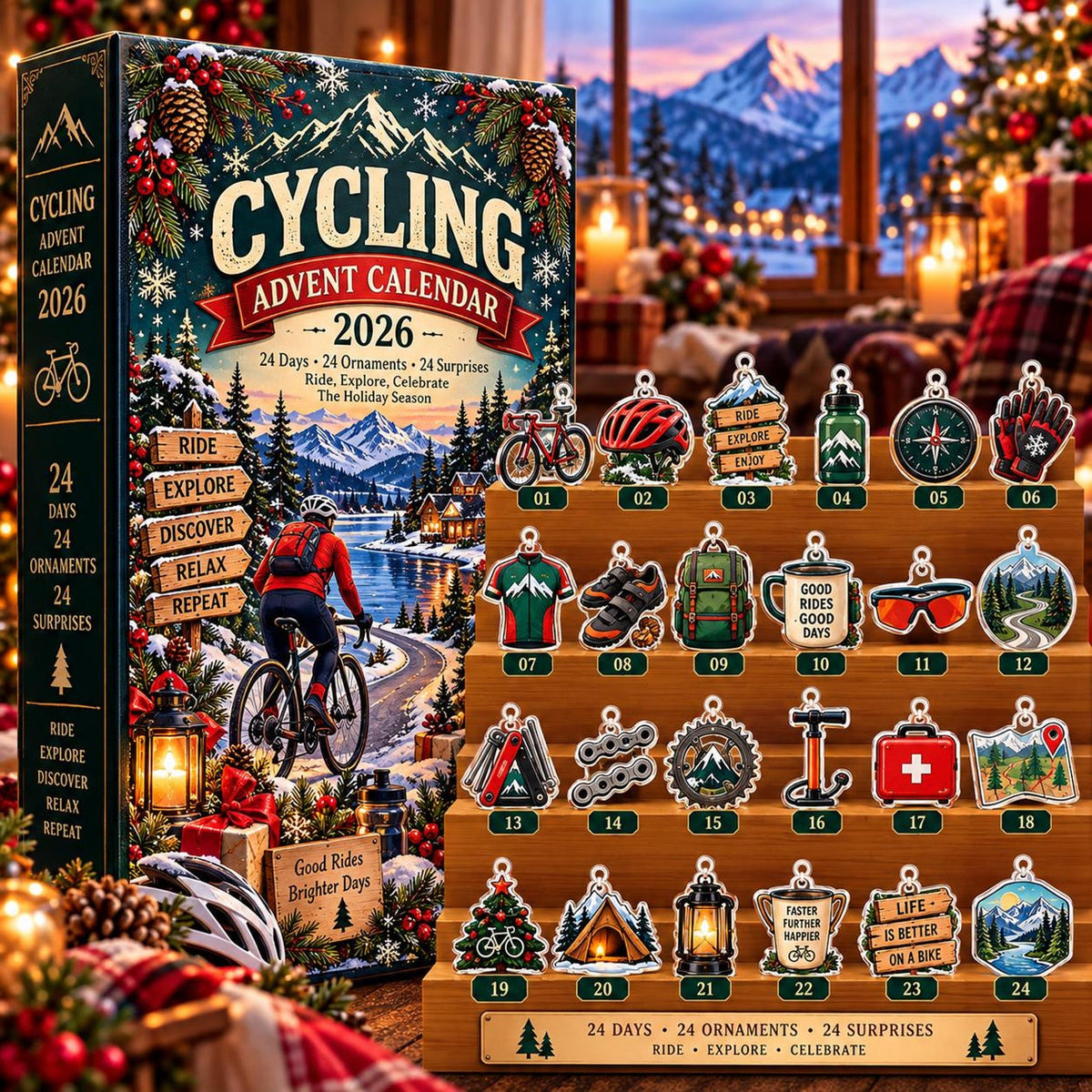 Cycling Advent Calendar 2026, 24 Days of Biking Acrylic Ornaments, Unique Christmas Countdown Gift for Cyclists and Bicycle Lovers e0ae74c3-caa3-41ee-a018-83557db39a98-il_1588xN.8640072003_foc0-1-.jpg