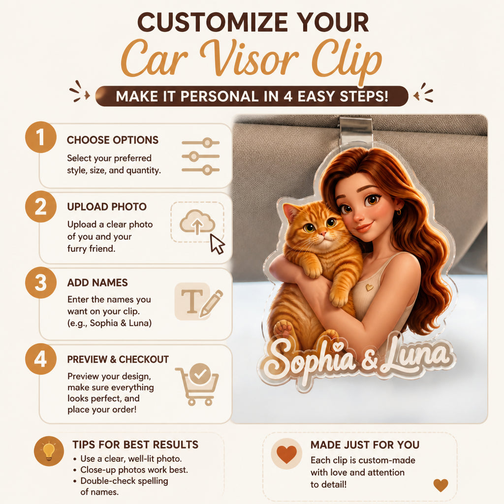 Custom Pet Cartoon Car Visor Clip – Photo to Art with Name - Personalized Car Visor Clip e0b0601e-4047-49f1-9358-d9b63ee82bd0.jpg