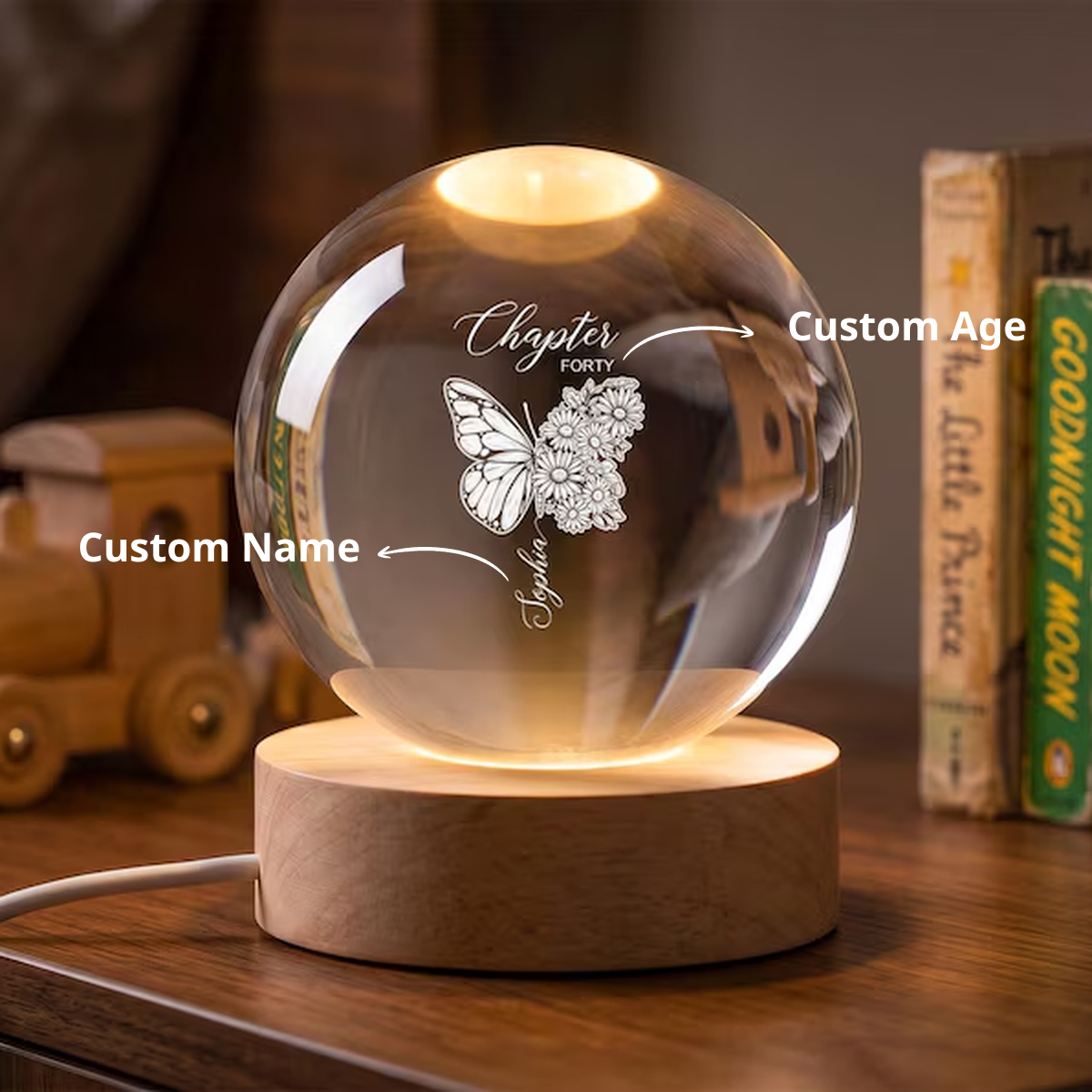 Personalized Birthday Butterfly Crystal Ball Night Light, Custom Name & Birth Flower, Chapter Forty Gift for Her, Milestone Birthday Keepsake For Hers e0d60936-c1c0-44d3-a01c-2d40aad1da9f-dsds.png