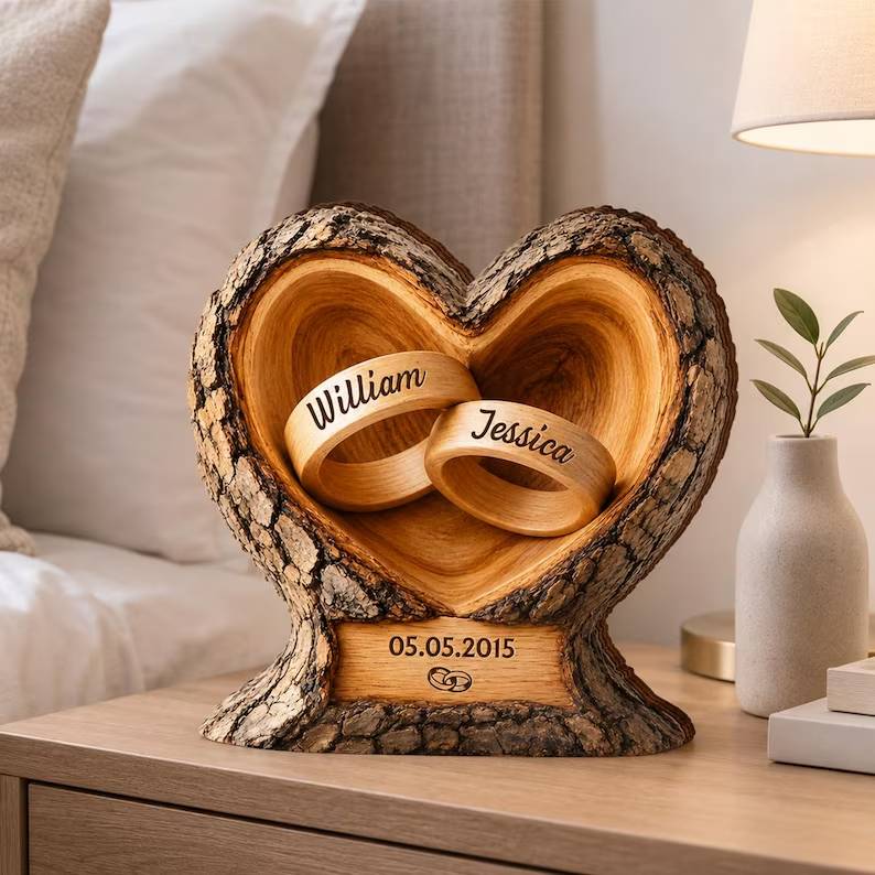 Personalized Interlocking Rings Wooden Plaque, Custom Names and Date, Wedding Anniversary Keepsake e0d66700-b228-4c40-a1b3-976356758b76-ghgh-9-.jpg