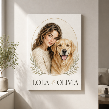 Custom Gouache Owner & Pet Portrait Canvas - Personalized Canvas e0e584d9-dda2-4c7d-9749-35066f3b8e78.png