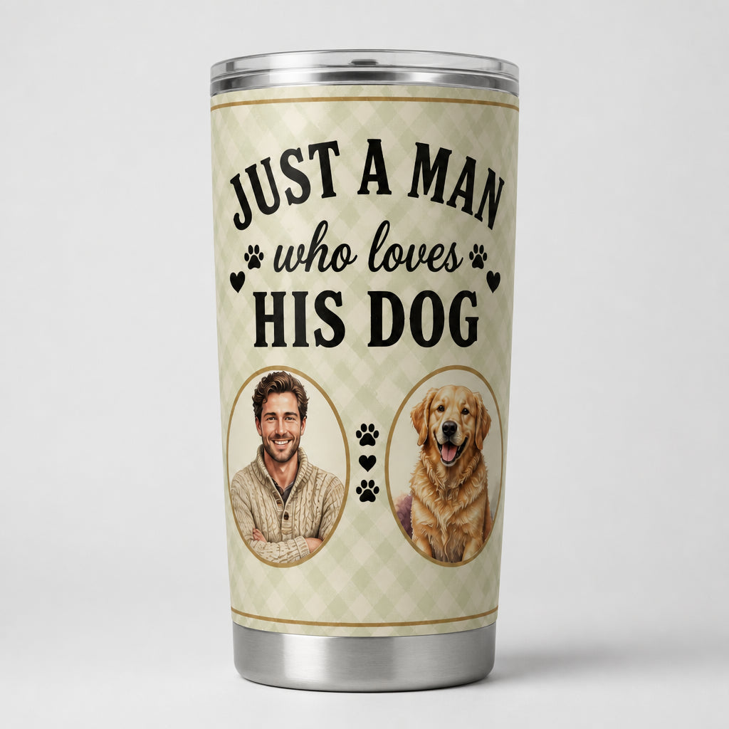 Just a [Man/Woman] Who Loves [His/Her] Dog – Custom Portrait Tumbler - Personalized Tumbler e0e631d7-0fed-4c64-81c4-84c8a638e80b.jpg