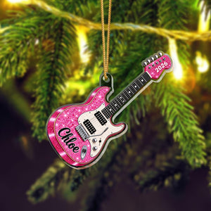 Personalized Guitar Christmas Ornament, Custom Name Acrylic Ornament, Guitar Player Gift, Musician Christmas Gift, Guitarist Keepsake e13fec4b-64d7-45c2-90d3-4138f7008d06-5.jpg