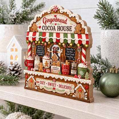 Hot Cocoa Coffee Bar Christmas Sign, Gingerbread Hot Cocoa Bar Decor, Christmas Kitchen Sign, Cozy Holiday Coffee Station, Gingerbread Decor e16ae7aa-3156-4d46-a696-91ff9f8aac32-5.jpg